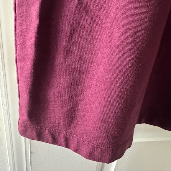 Michael Stars Veronica Terry Plum Puff Sleeve Dress‎ Women’s Size Large NWT - Picture 9 of 16